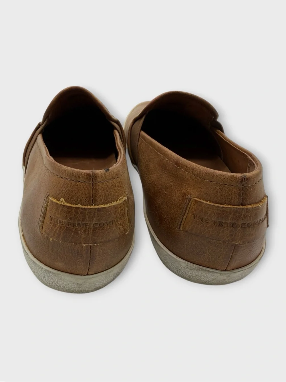 Frye Dylan Slip On Casual Leather Sneakers Women’s 8.5 Fair Condition